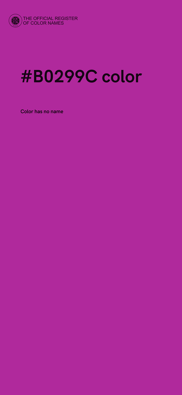 #B0299C color image