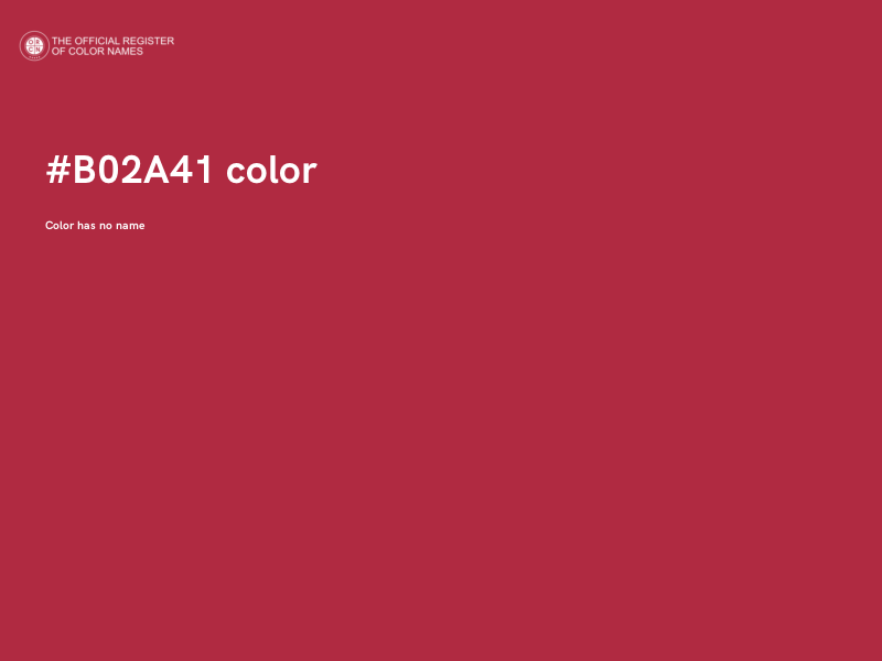 #B02A41 color image