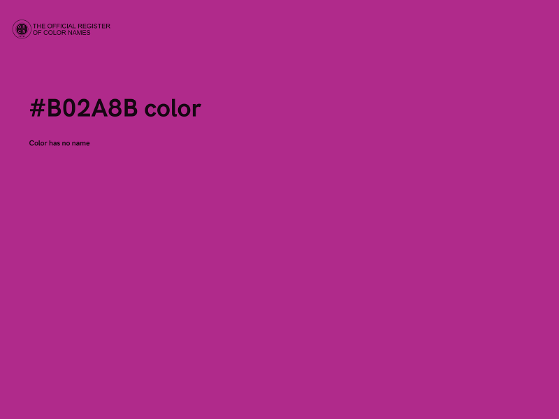 #B02A8B color image
