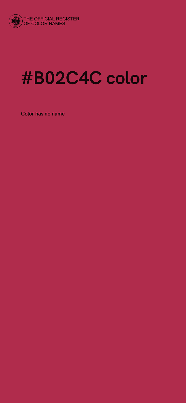 #B02C4C color image