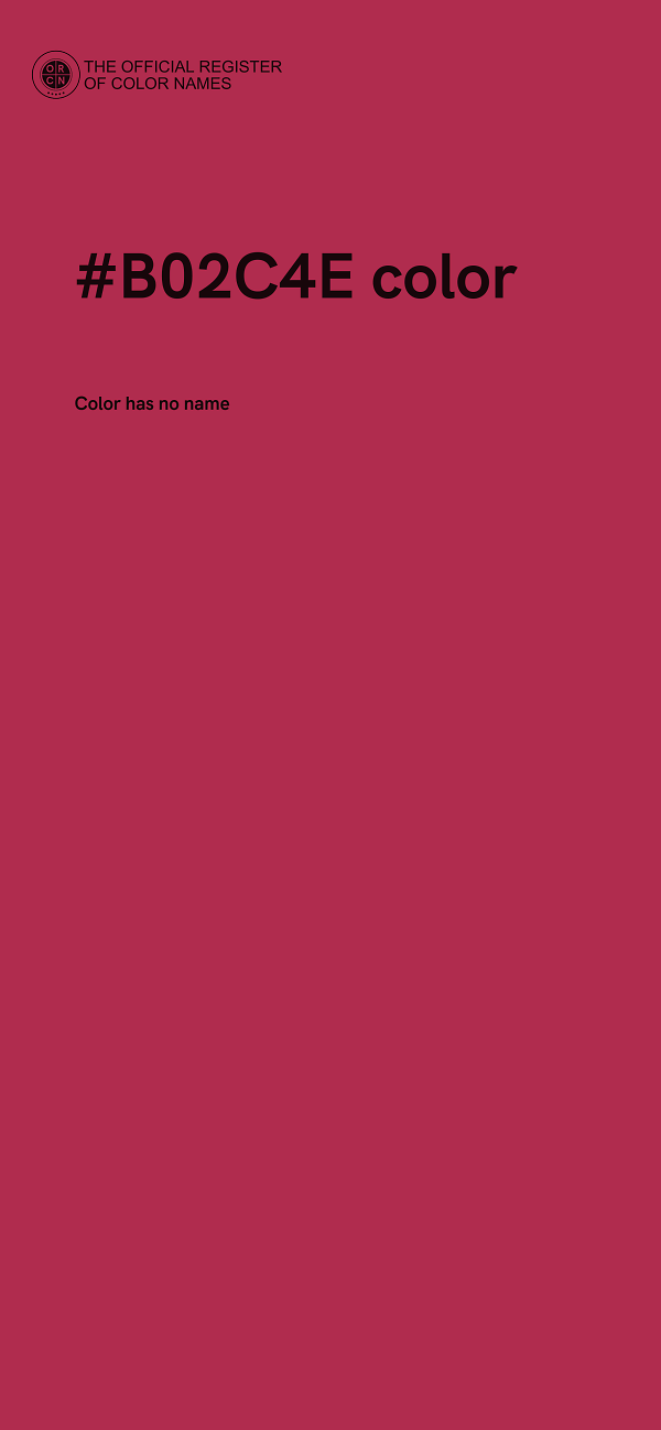 #B02C4E color image