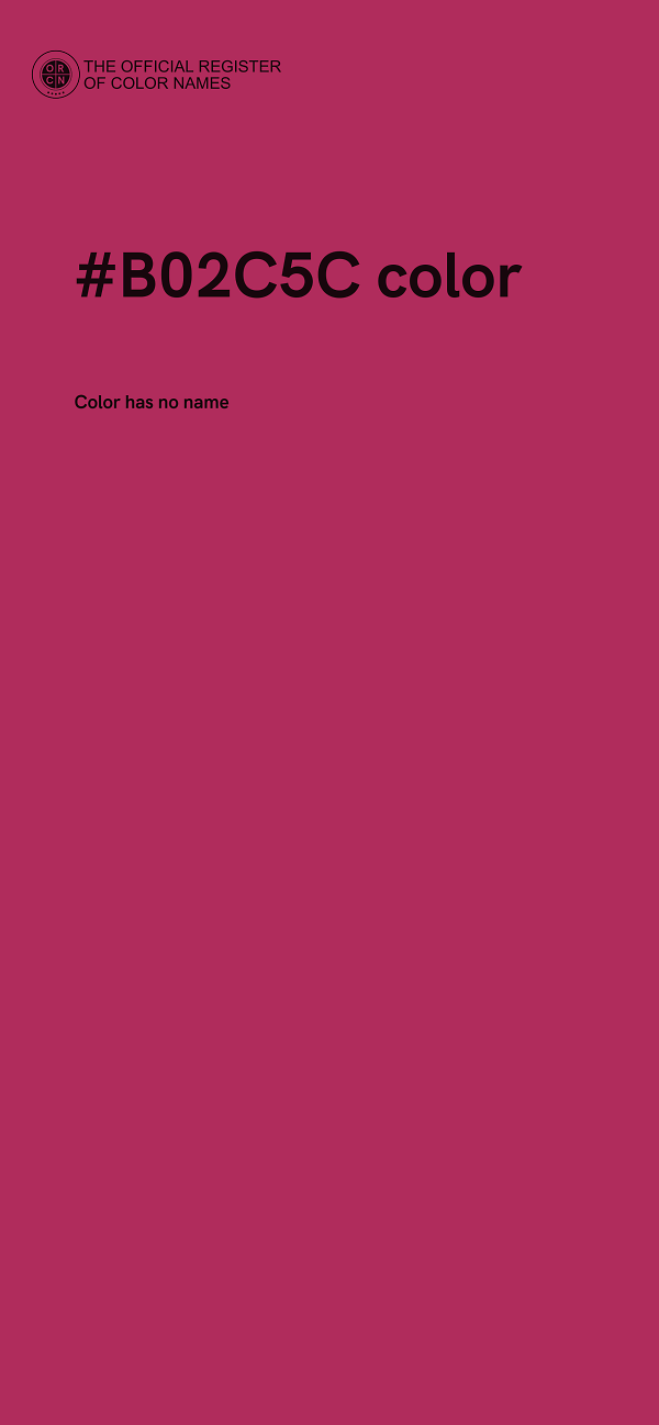 #B02C5C color image