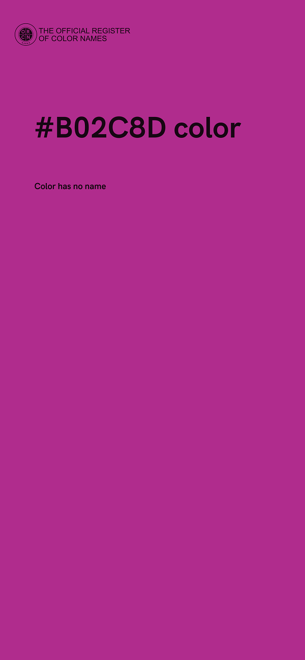 #B02C8D color image