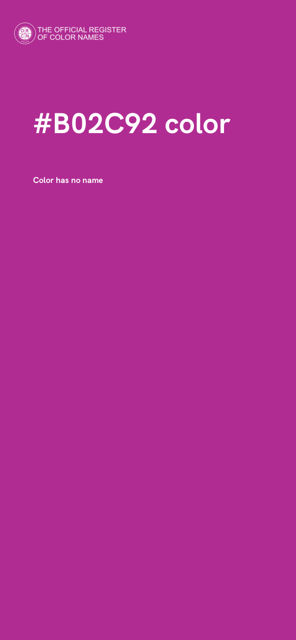 #B02C92 color image