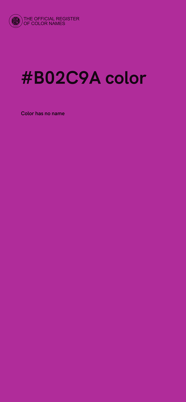 #B02C9A color image