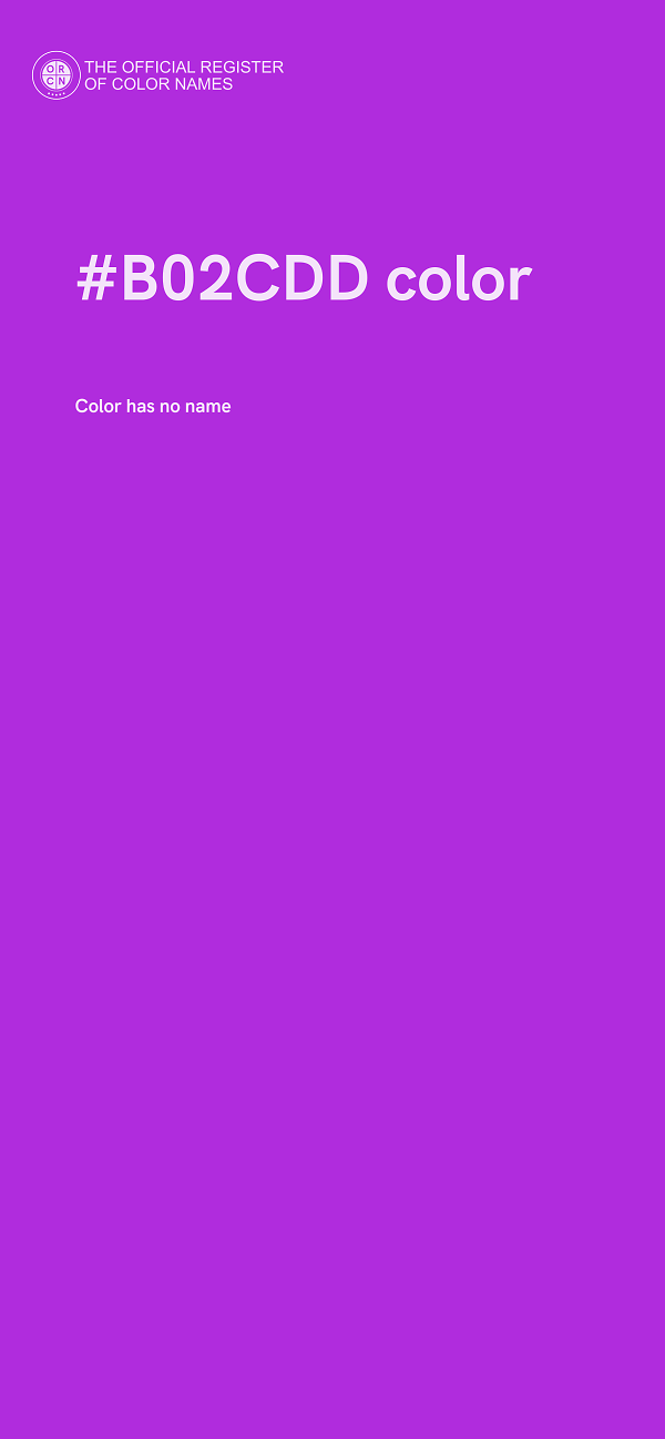 #B02CDD color image