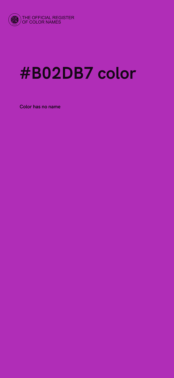 #B02DB7 color image