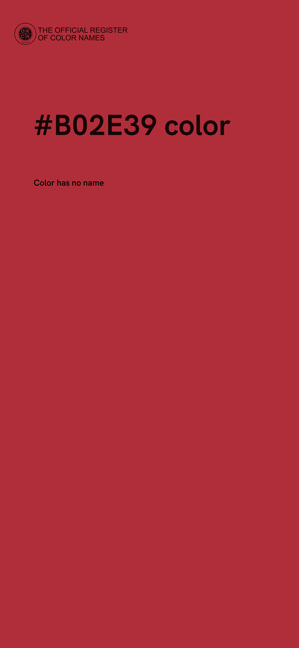 #B02E39 color image