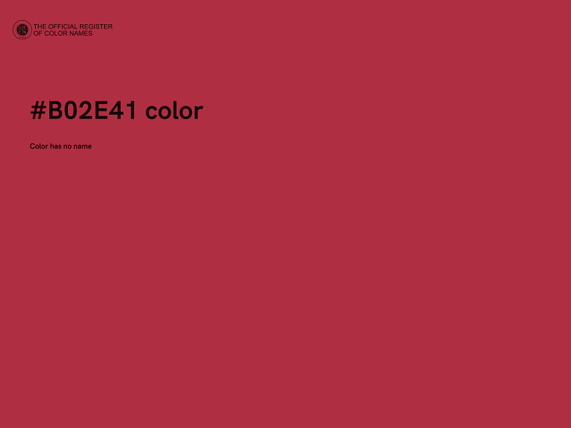 #B02E41 color image