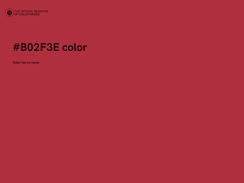 #B02F3E color image