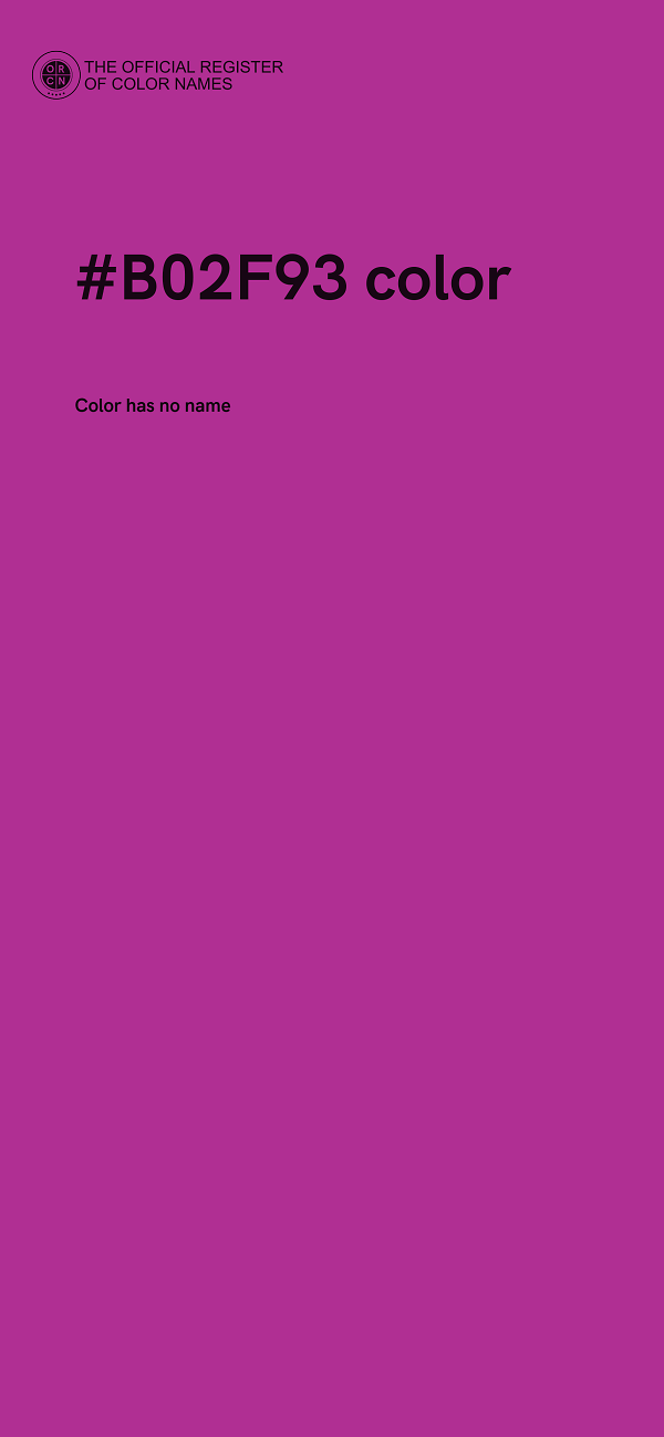 #B02F93 color image