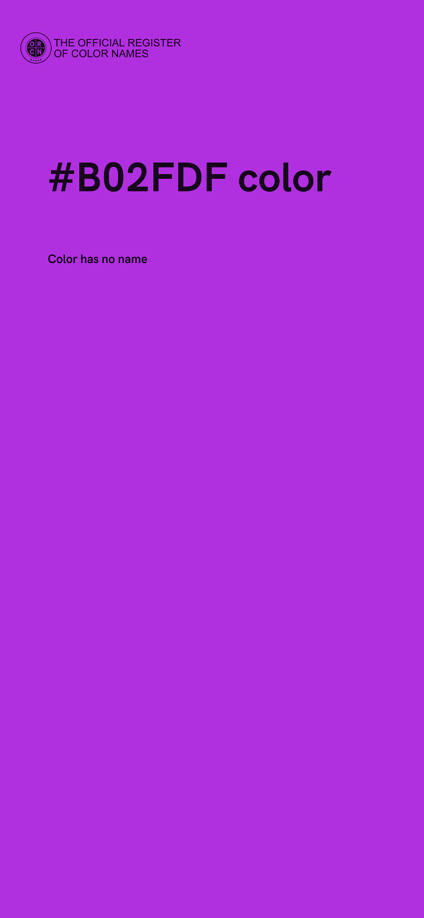 #B02FDF color image