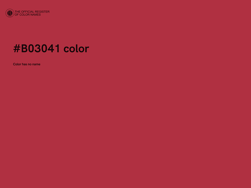 #B03041 color image