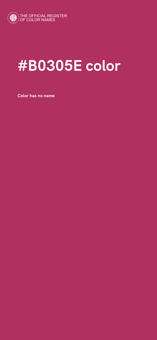 #B0305E color image