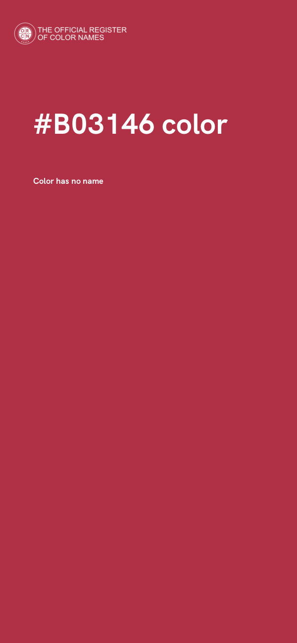 #B03146 color image