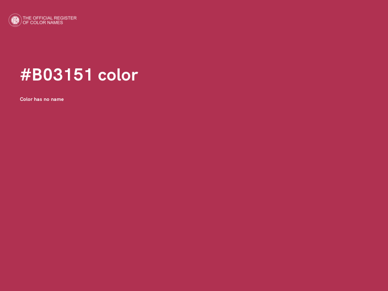 #B03151 color image