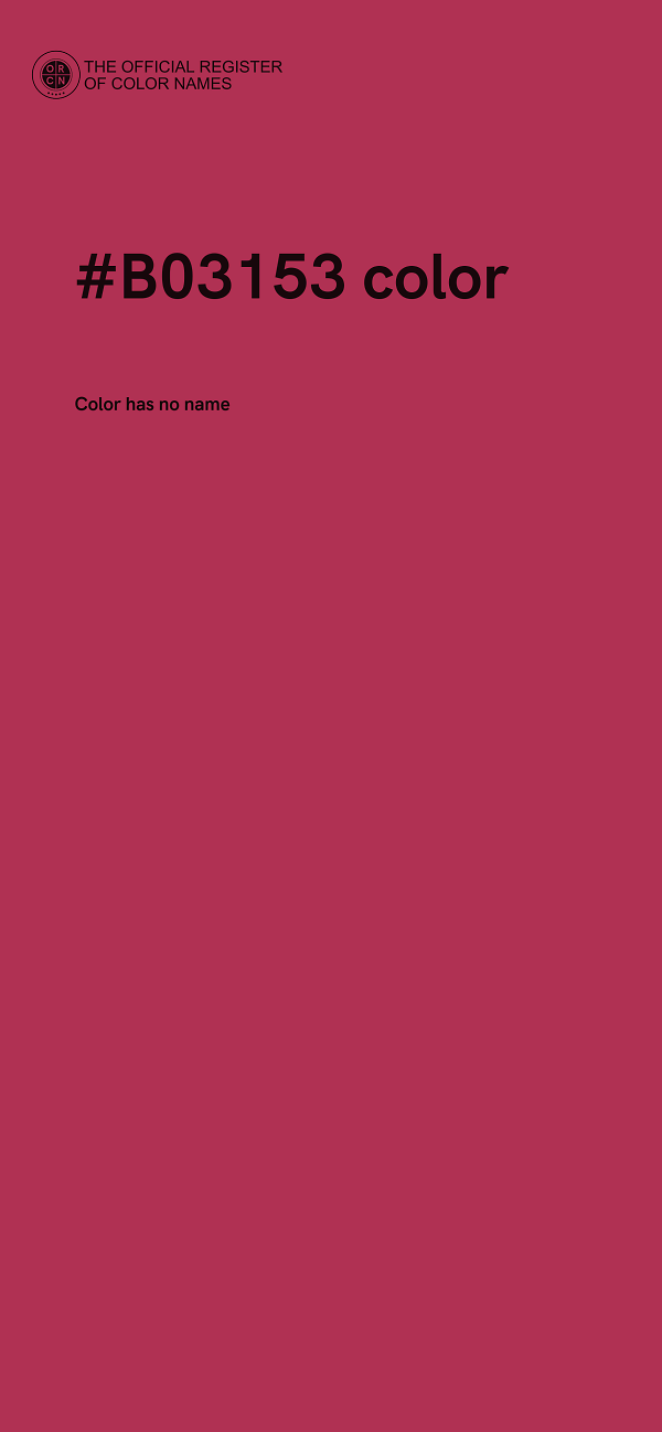 #B03153 color image