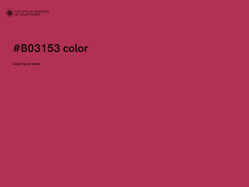 #B03153 color image