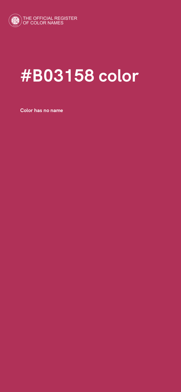 #B03158 color image