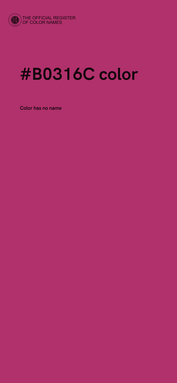 #B0316C color image
