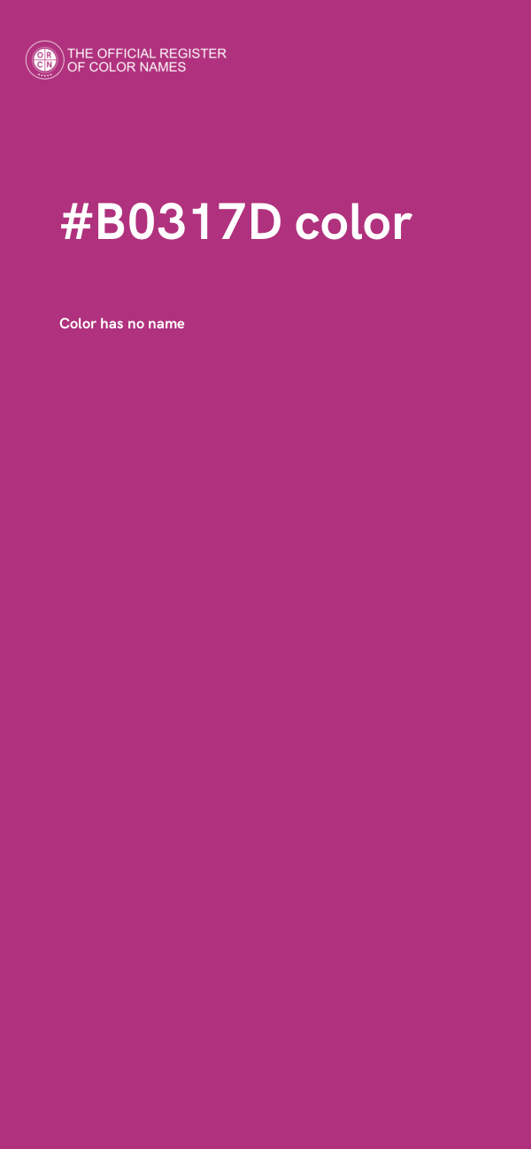 #B0317D color image