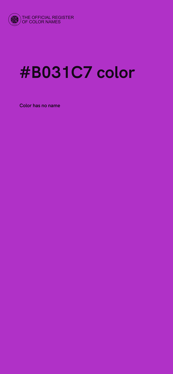 #B031C7 color image