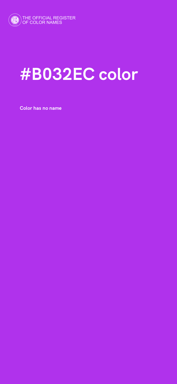 #B032EC color image