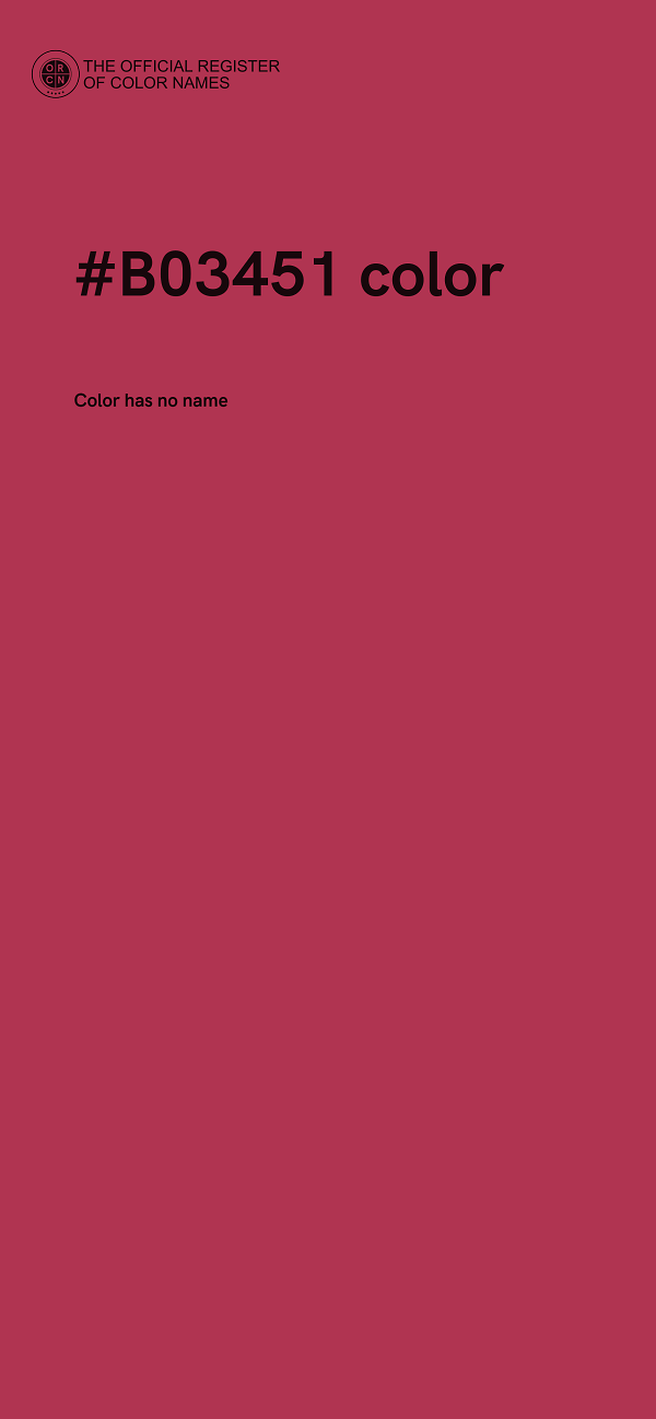 #B03451 color image