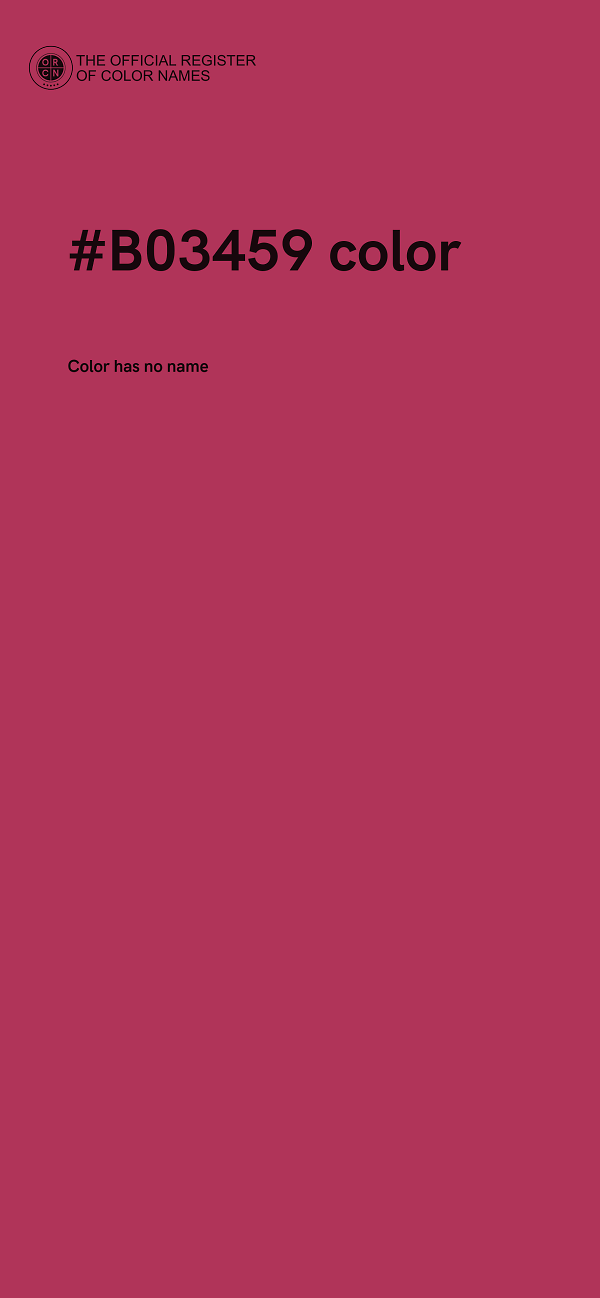 #B03459 color image