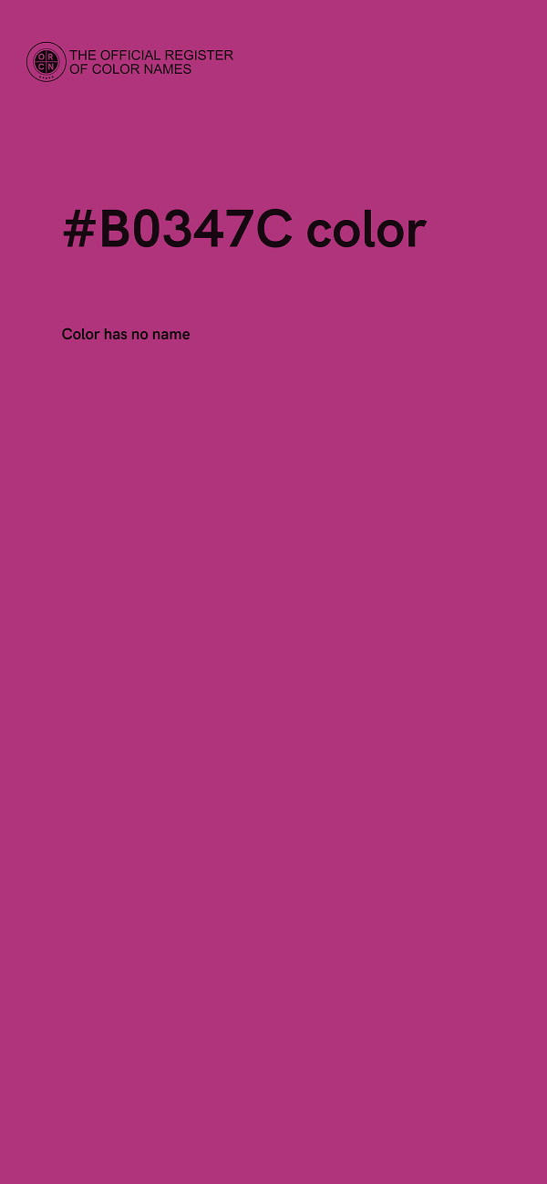 #B0347C color image