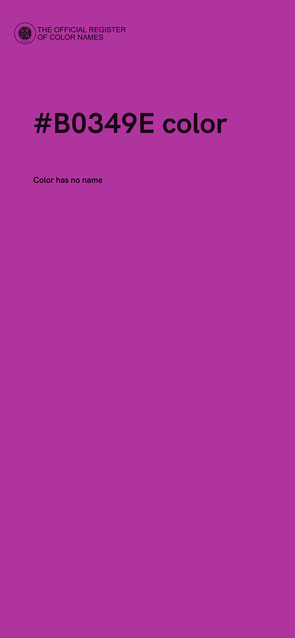 #B0349E color image