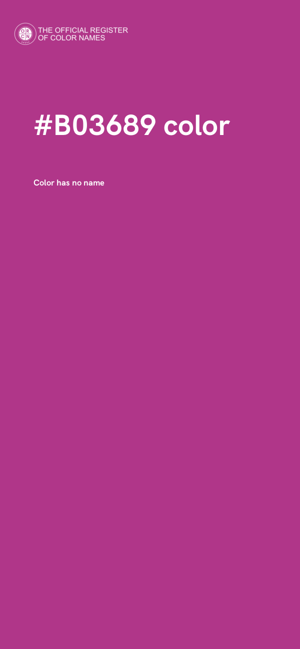 #B03689 color image