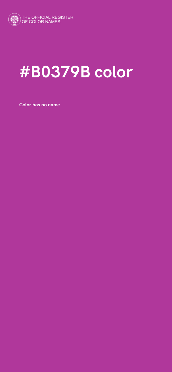 #B0379B color image