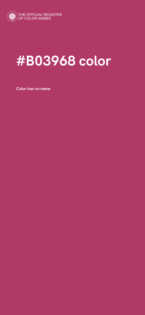 #B03968 color image