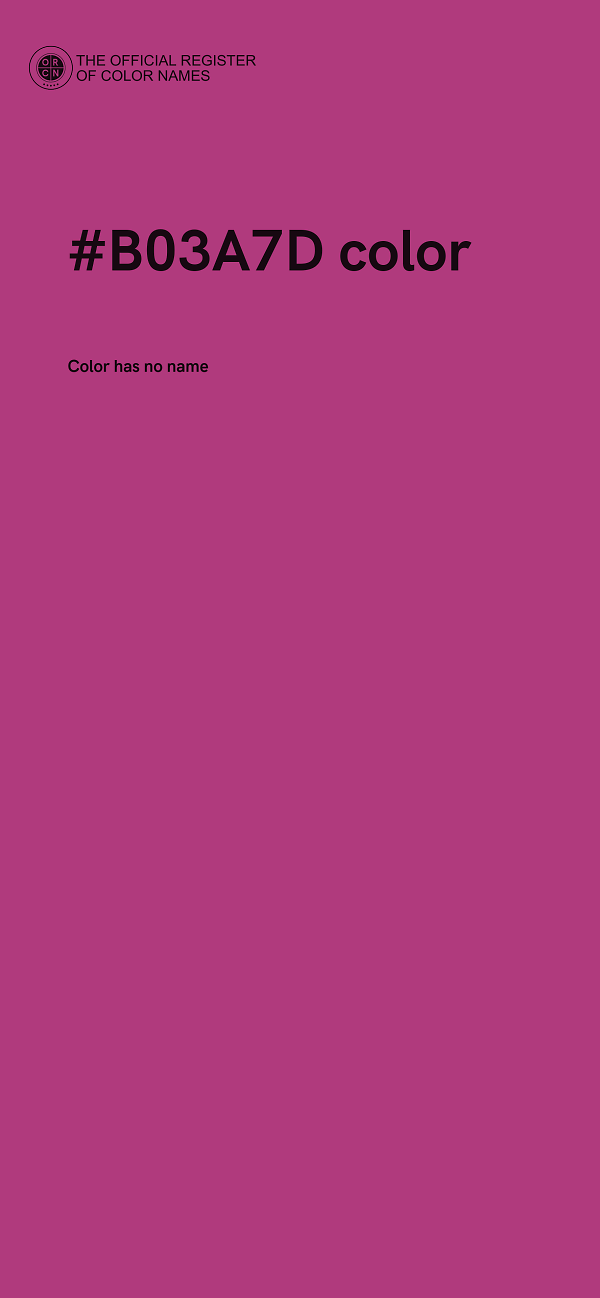 #B03A7D color image