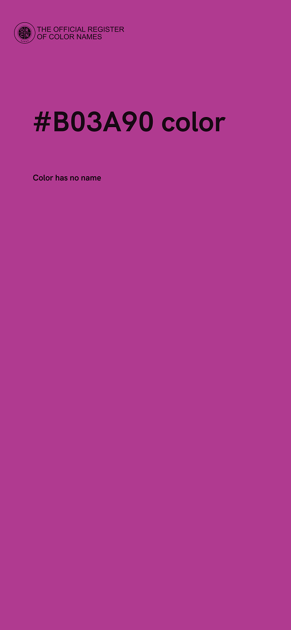 #B03A90 color image