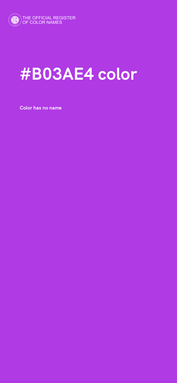 #B03AE4 color image