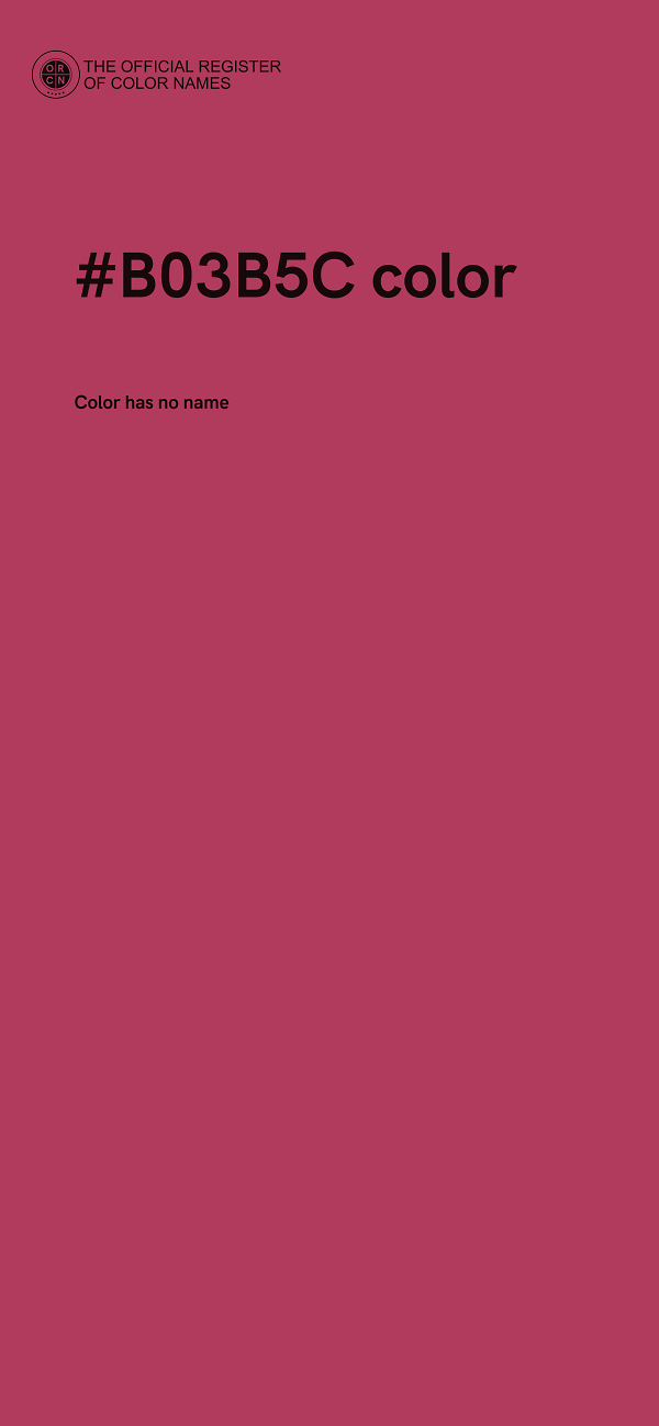 #B03B5C color image