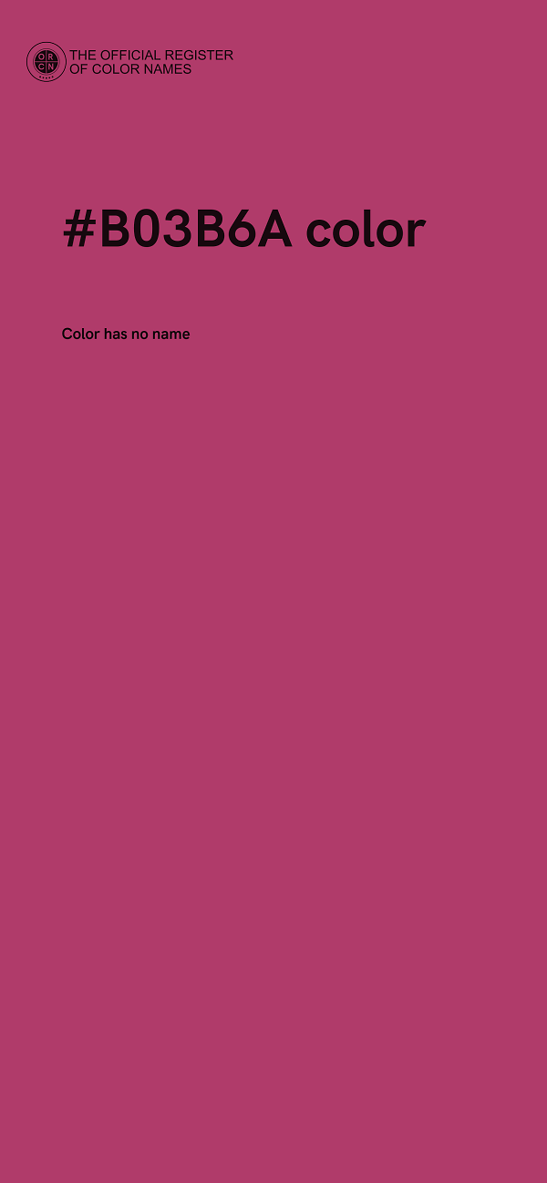 #B03B6A color image