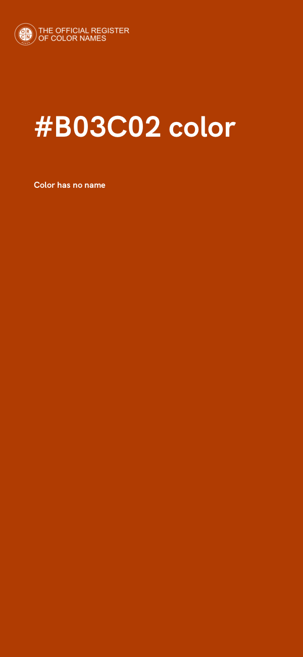 #B03C02 color image