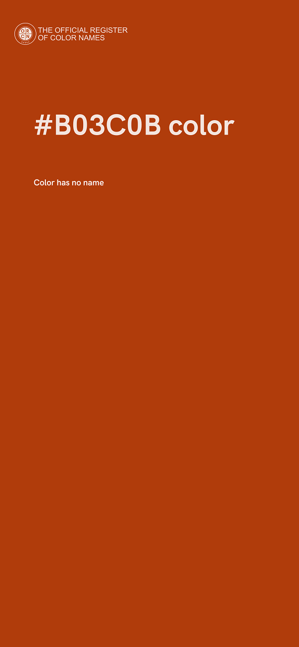 #B03C0B color image