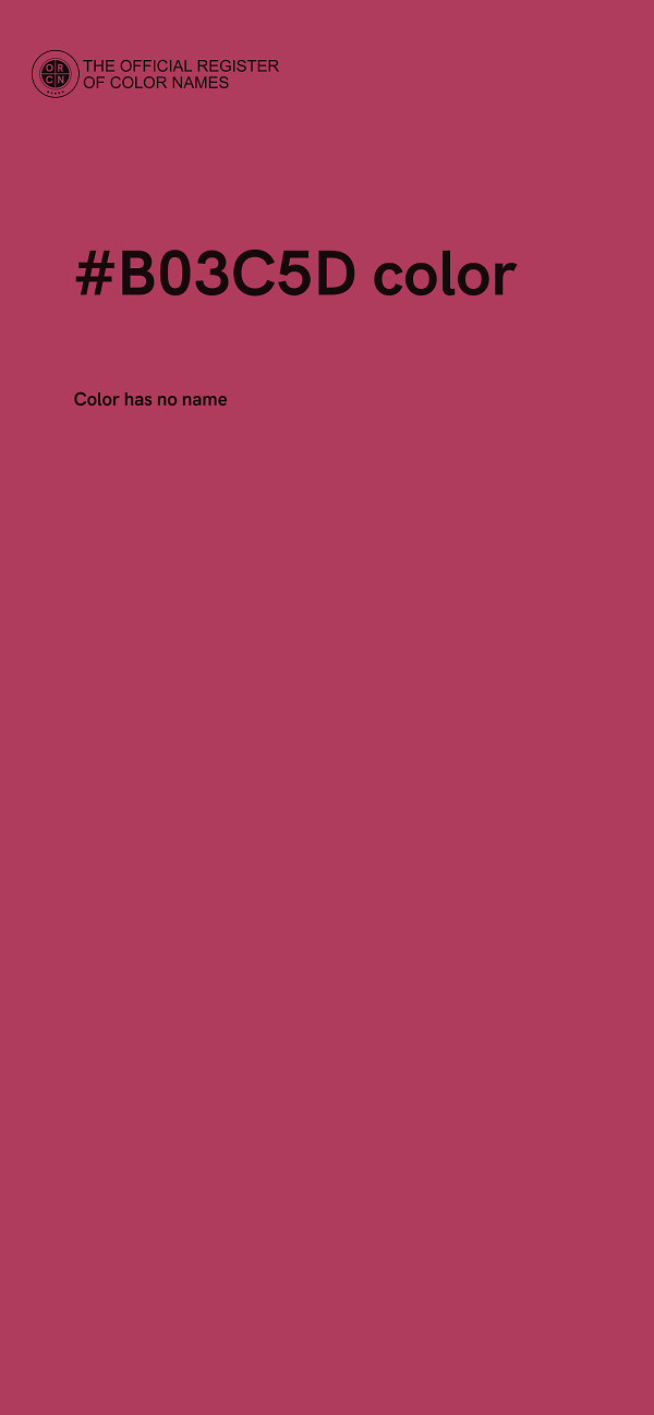 #B03C5D color image