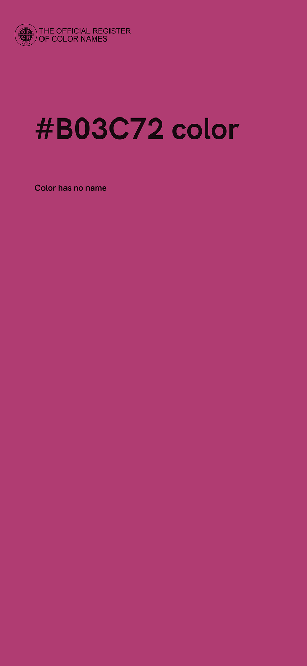 #B03C72 color image