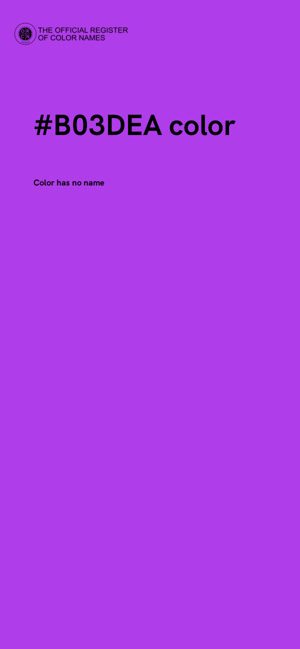 #B03DEA color image