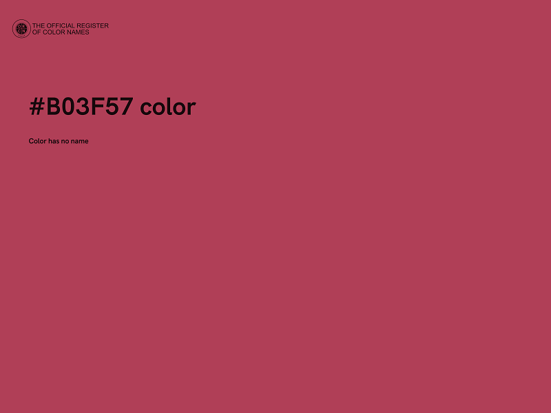 #B03F57 color image