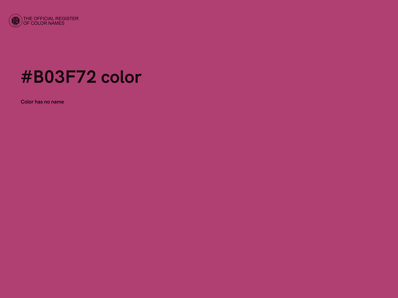 #B03F72 color image