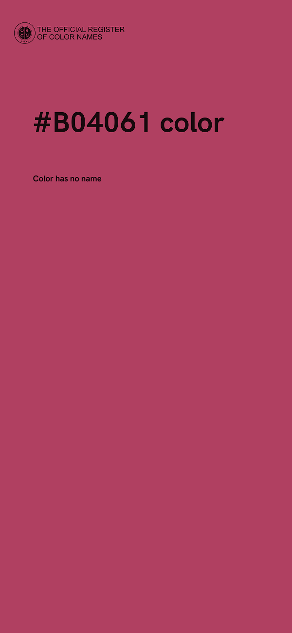 #B04061 color image