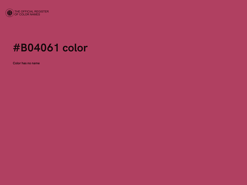 #B04061 color image