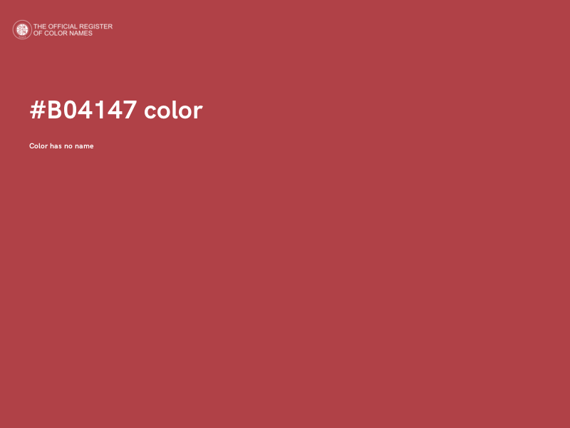 #B04147 color image