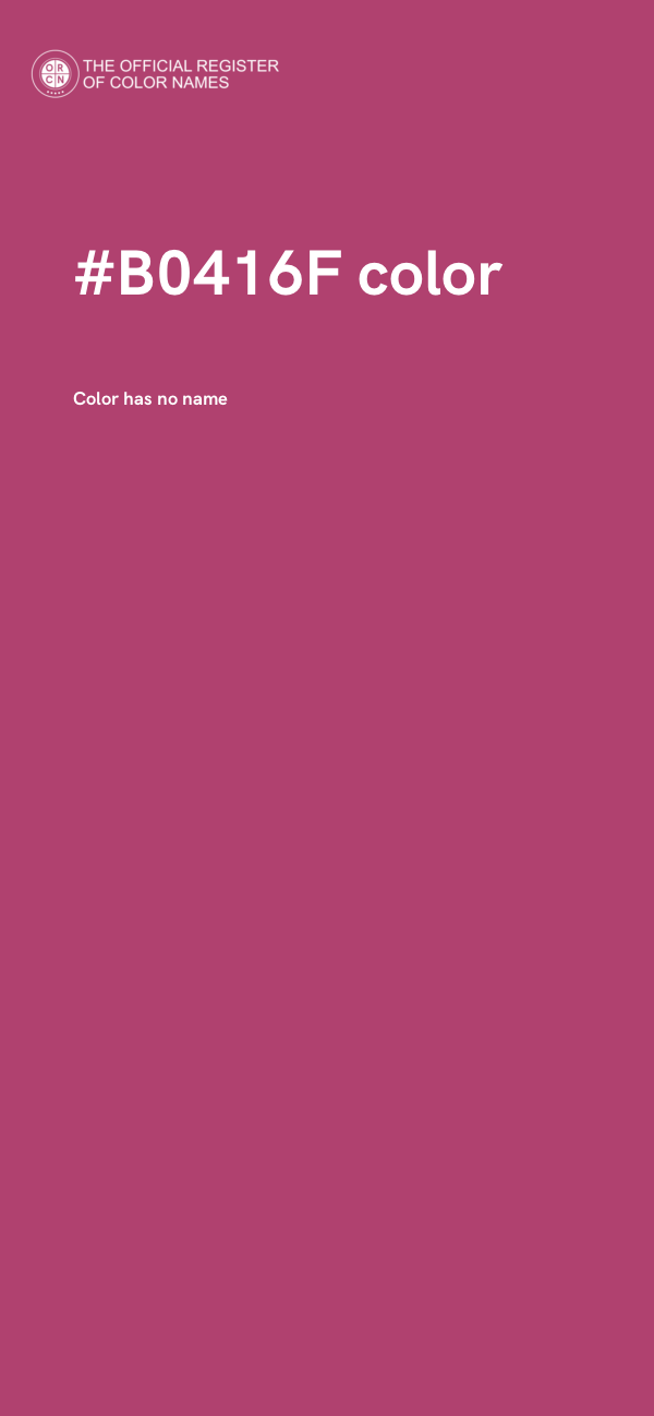 #B0416F color image
